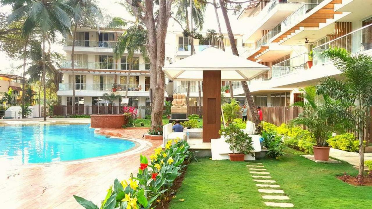Ferienwohnung Aarju Luxurious Wave Calangute Exterior foto